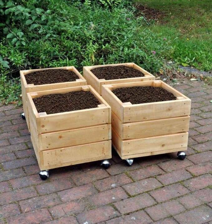 Plantenbakken met wielen kopen Plantenbakken met wielen kopen